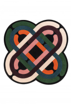 Tapis nef à lignes géométriques