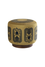 Pouf rond motif Poulpe