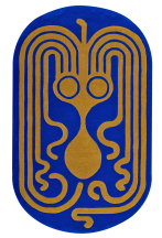 Tapis oblong grand motif Poulpe