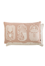 Coussin rectangulaire motif Poulpe Hydre Scarabée