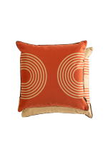 Coussin carré motif géométrique