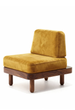 Chauffeuse LUKAN couleur or